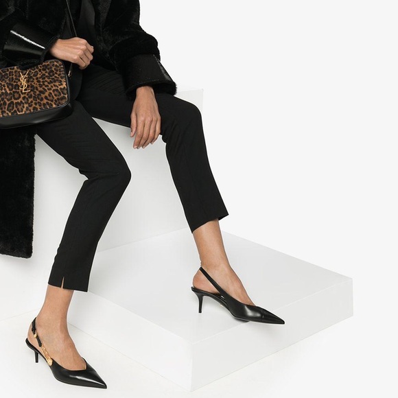 Versace Safety Pin slingback pumps - Picture 5 of 6